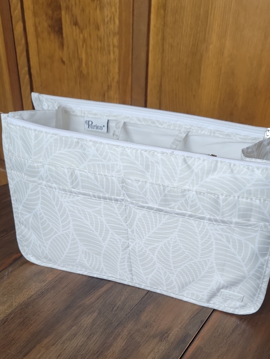Periea Handbags - Periea NWOT GREY LEAVES Handbag Organizer Insert